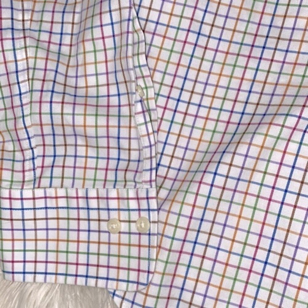 Peter Millar size large button down cotton shirt - image 8
